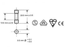 Fusible 5 x 20mm rapide 0.05a (10 pcs/boîte) (FF0.05N)