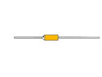 Fusible thermique 130°c / 129 +3 -2 °c / 250v - 10a (FT130)