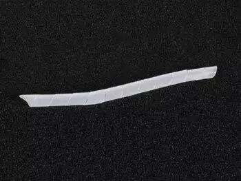 Gaine cache-fils spiralee 10m / � 9mm (blanc transparent) (SW09)