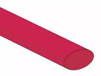 Gaine thermoretractable 2:1 - 12.7mm - rouge - 25 pcs. (STB127R)