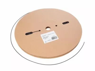 Gaine thermoretractable 2:1 - 1.6mm - noir - 1m - version economique (ST16BKL)