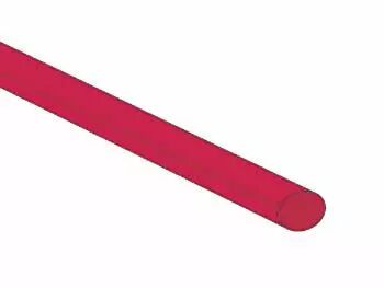 Gaine thermoretractable 2:1 - 4.8mm - rouge - 50 pcs. (STB48R)