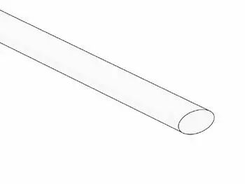 Gaine thermoretractable 2:1 - 6.4mm - blanc - 50 pcs. (STB64W)