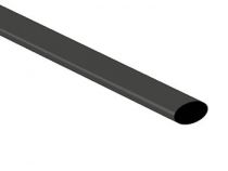 Gaine thermoretractable 2:1 - 6.4mm - noir - 1m - version economique (ST64BKL)