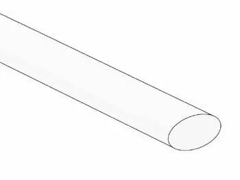 Gaine thermoretractable 2:1 - 9.5mm - blanc - 25 pcs. (STB95W)