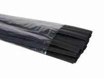 Gaine thermoretractable 2:1 - 9.5mm - noir  (STB95BK)