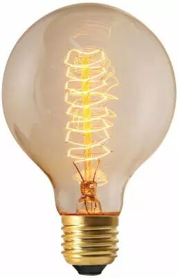 GLOBE Diam�tre 80 � filament m�tal spiral� 40W 230V E27 (15996)