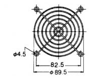 Grille pour ventilateur 92mm (G92)