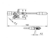 Grip-fils de securite avec contacts isoles - noir (kleps 2700) (HM6401S)