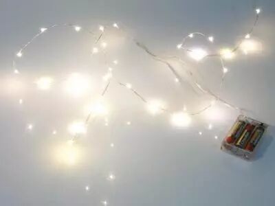 Guirlande � led - blanc chaud - 20 led (XML19)