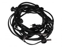 Guirlande De Fête À Led - 10 X Douille E27 - Sans Ampoules - 5 M (HQPL11001)