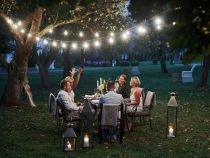 Guirlande De Fête À Led - 10 X Douille E27 - Sans Ampoules - 5 M (HQPL11001)