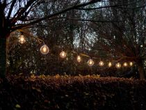 Guirlande De Fête À Led - 20 X Douille E27 - Sans Ampoules - 10 M (HQPL11002)