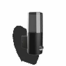 HELIOS APPLIQUE 1 X E27 CYLINDRIQUE IP44 ALU + DETECT IR (100939)