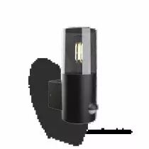 HELIOS APPLIQUE 1 X E27 CYLINDRIQUE IP44 ALU + DETECT IR (100939)