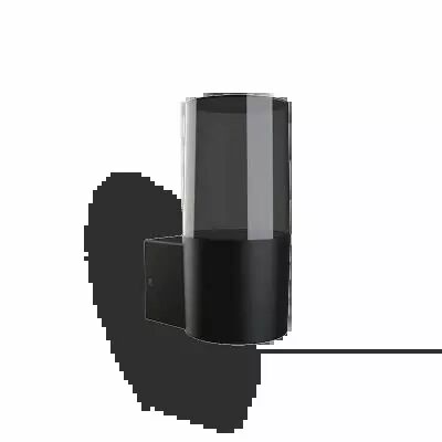 HELIOS APPLIQUE 1 X E27 CYLINDRIQUE IP44 ALU (100938)
