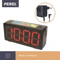 Horloge Avec Chronomètre/Compte À Rebours & Minuterie D\'Intervalle (WC200)
