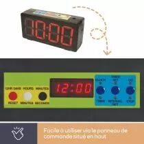 Horloge Avec Chronom&egrave;tre/Compte &Agrave; Rebours & Minuterie D\'Intervalle (WC200)