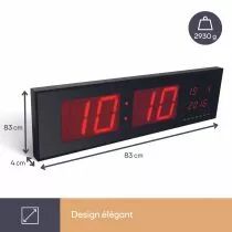 Horloge Murale &Agrave; Affichage Led (WC208)