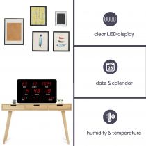 Horloge Murale Avec Affichage Led (WC219)