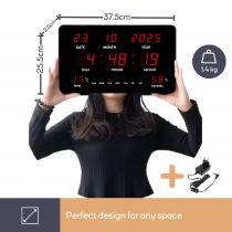 Horloge Murale Avec Affichage Led (WC219)