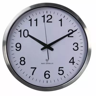 Horloge Murale En Aluminium - � 50 Cm (WC104)