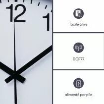 Horloge Murale En Aluminium - &Oslash; 50 Cm (WC104)