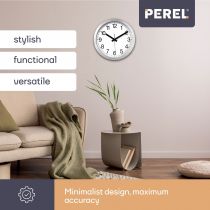 Horloge Murale En Aluminium - ?30 Cm (WC101)