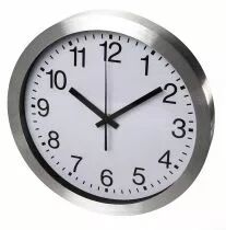 Horloge Murale En Aluminium - ?30 Cm (WC101)