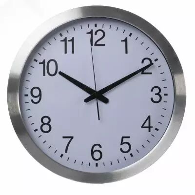 Horloge Murale En Aluminium - ?40 Cm (WC103)
