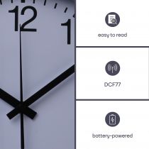 Horloge Murale En Aluminium - ?40 Cm (WC103)