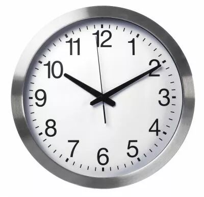 Horloge Murale En Aluminium - ?40 Cm (WC103)