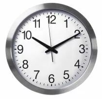 Horloge Murale En Aluminium - ?40 Cm (WC103)
