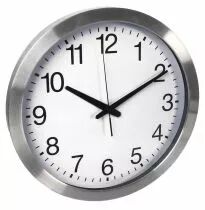 Horloge Murale En Aluminium - ?40 Cm (WC103)