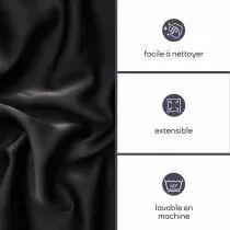 HOUSSE - POUR TABLE - NOIR