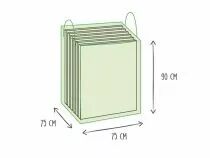 HOUSSE D\'EXT&Eacute;RIEUR POUR COUSSINS LOUNGE (OCLCB)