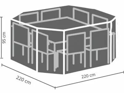 HOUSSE D\'EXT�RIEUR POUR ENSEMBLE DE JARDIN OCTOGONAL  (OCGS08)