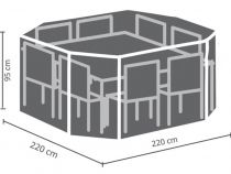 HOUSSE D\'EXTÉRIEUR POUR ENSEMBLE DE JARDIN OCTOGONAL  (OCGS08)