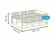 HOUSSE D\'EXT&Eacute;RIEUR POUR ENSEMBLE DE JARDIN RECTANGULAIRE - L (OCGS-L)