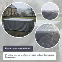 HOUSSE D\'EXT&Eacute;RIEUR POUR ENSEMBLE DE JARDIN RECTANGULAIRE - S (OCGS-S)