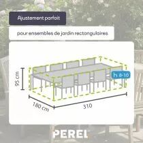 HOUSSE D\'EXT&Eacute;RIEUR POUR ENSEMBLE DE JARDIN RECTANGULAIRE - XXL (OCGS-XXL)