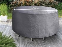 HOUSSE D\'EXTÉRIEUR POUR ENSEMBLE DE JARDIN ROND - Ø 150 cm (OCGS150)