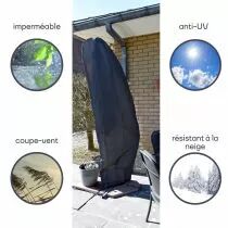 HOUSSE D\'EXT&Eacute;RIEUR POUR PARASOL &Agrave; BRAS LIBRE &Oslash; max. 350 cm (OCPFA)