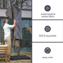 HOUSSE D\'EXTÉRIEUR POUR PARASOL max. 4 m (OCP04)
