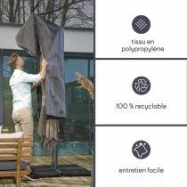 HOUSSE D\'EXT&Eacute;RIEUR POUR PARASOL max. 4 m (OCP04)