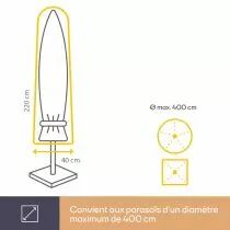 HOUSSE D\'EXT&Eacute;RIEUR POUR PARASOL max. 4 m (OCP04)