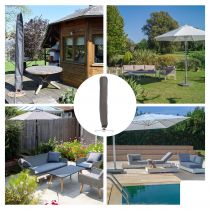 HOUSSE D\'EXTÉRIEUR POUR PARASOL Ø max. 450 cm (OCP-L)