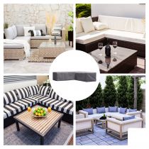 HOUSSE D\'EXTÉRIEUR POUR POUR SALON DE JARDIN EN L - 215 cm (OCLSL215)