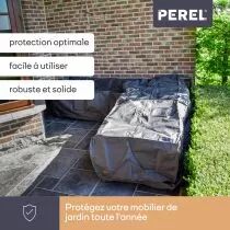 HOUSSE D\'EXT&Eacute;RIEUR POUR POUR SALON DE JARDIN EN L - 215 cm (OCLSL215)