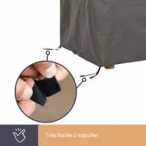 HOUSSE D\'EXT&Eacute;RIEUR POUR POUR SALON DE JARDIN EN L - 250 cm (OCLSL250)